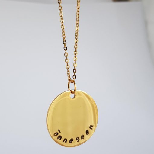 Alternative view of Ümar kuldne kaelakee