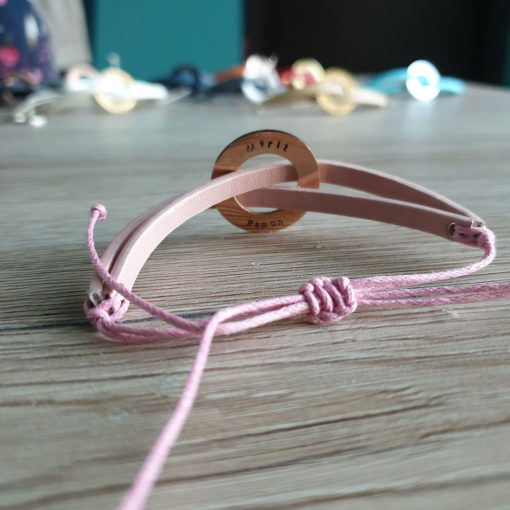 Alternative view of Suure seibiga seibivõru- Rose gold