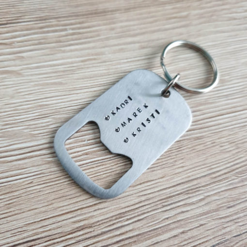 Alternative view of Keyring with opener