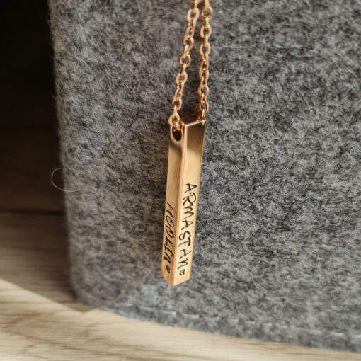 Alternative view of Piklik kaelakee rose gold