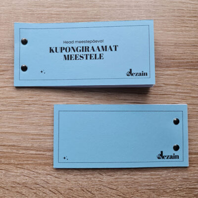 Alternative view of Kupongiraamat Meestele
