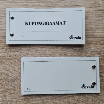 Alternative view of "Täida ise" kupongiraamat - 10 täidetavat kupongi