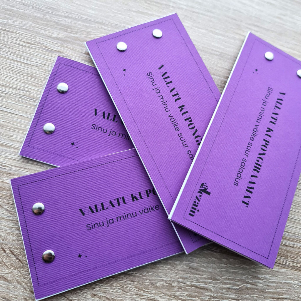 Vallatu kupongiraamat 20 vallatut tegevust paaridele | RAdezain