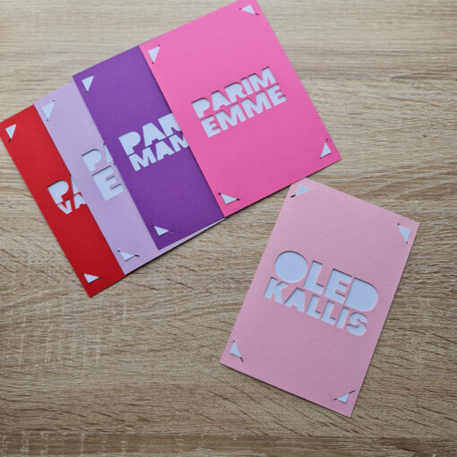 Alternative view of Paper card for Mother's Day