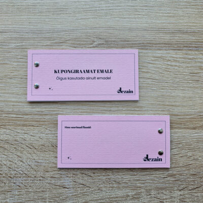 Mother's Day gift - a coupon book with 10 activities for mothers