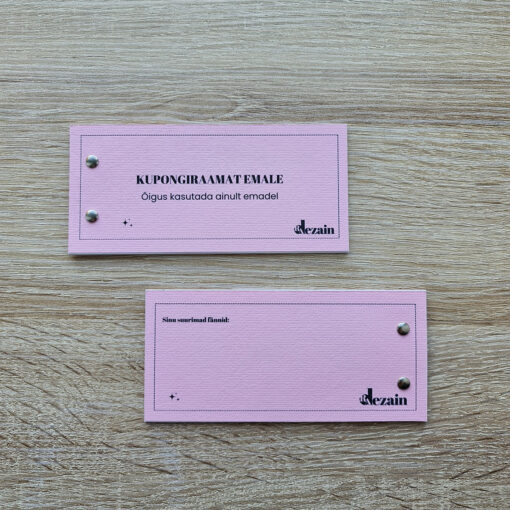 Mother's Day gift - a coupon book with 10 activities for mothers