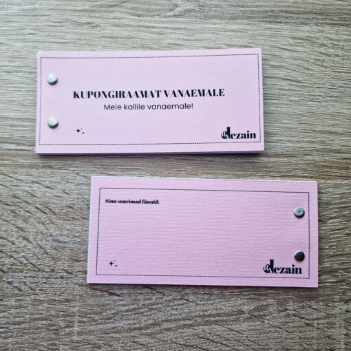 Alternative view of A gift for grandma - a coupon book for grandma