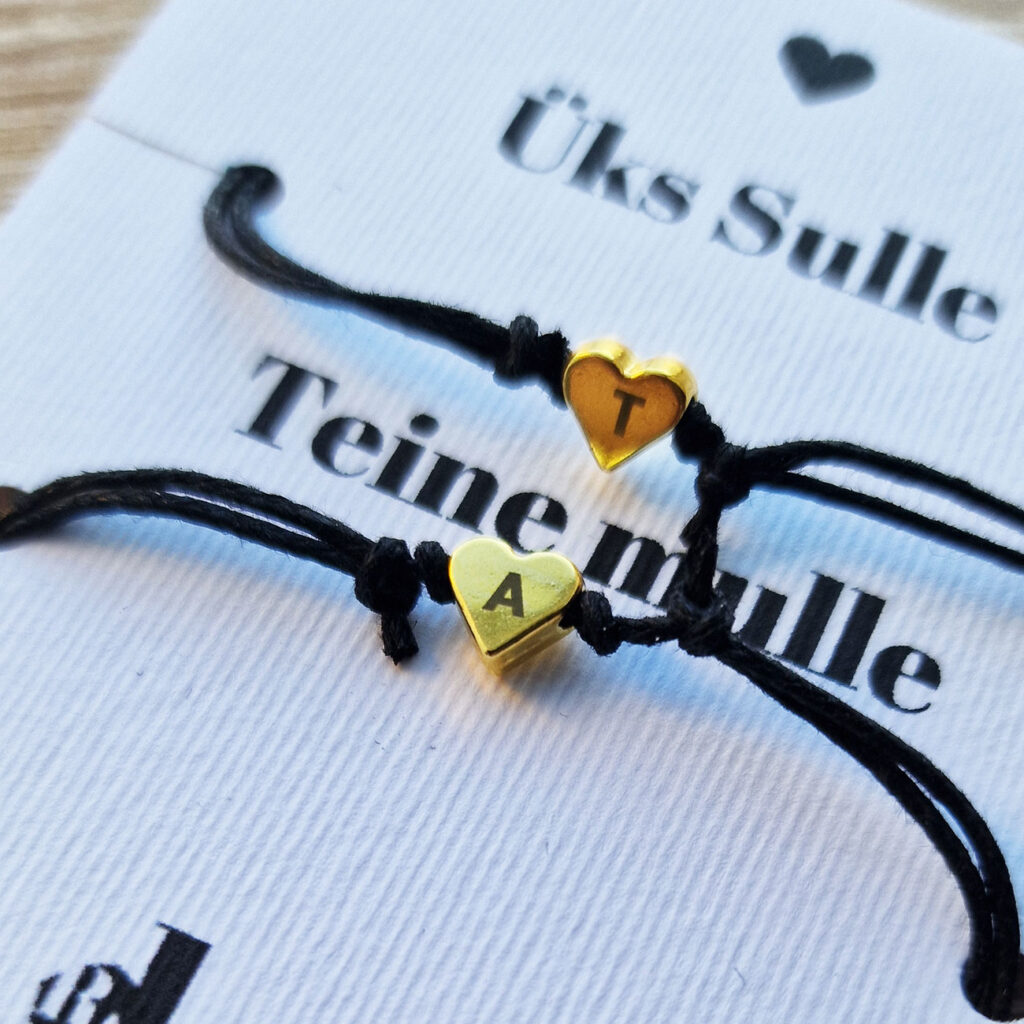 Initial bracelet set of 2 | RAdezain