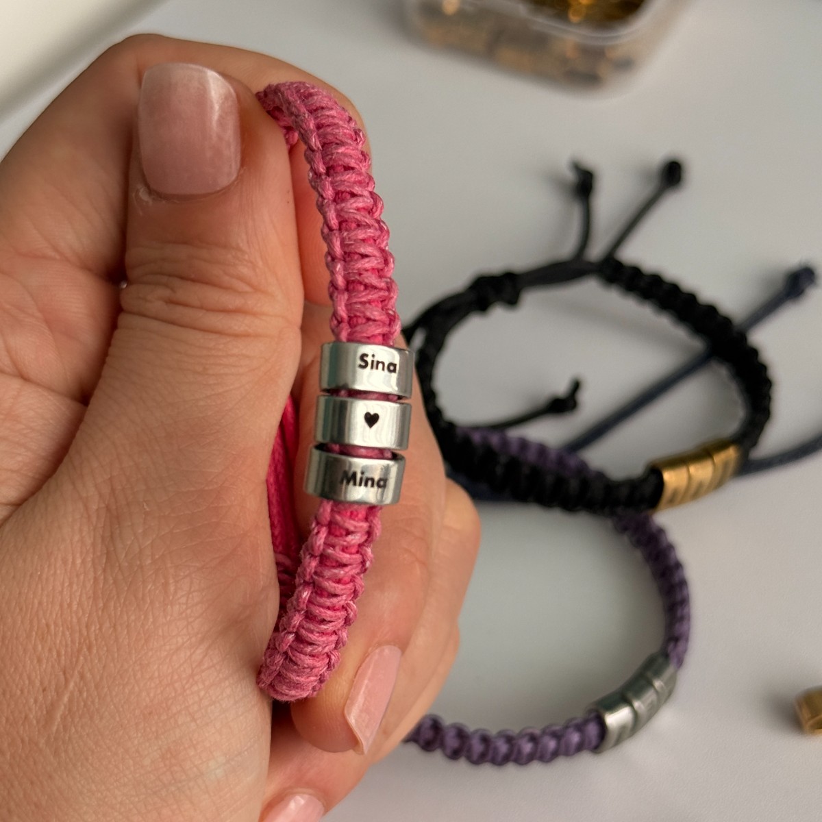 Graveeritav käevõru paaridele ”Tugev side” - Image 6