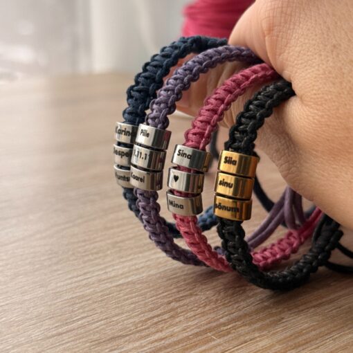 Graveeritav käevõru paaridele ”Tugev side”